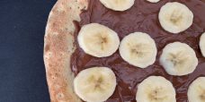 Pizza banane nutella