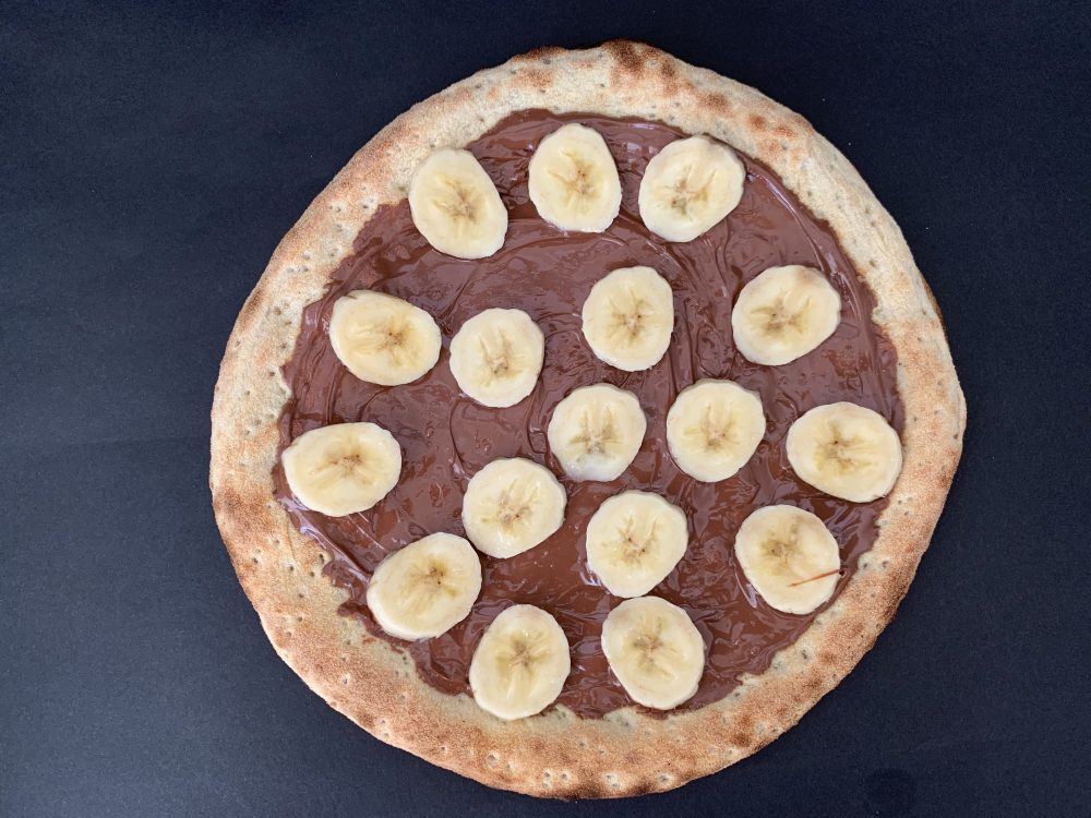 PIZZA NUTELLA BANANE